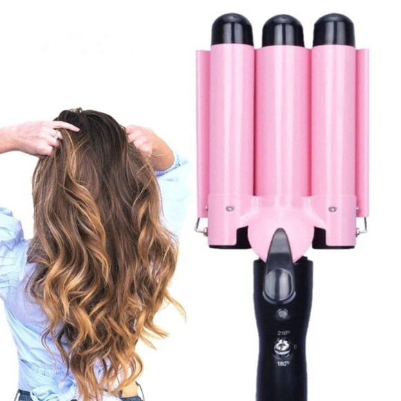 3 Jumbo Barrel Curling Iron Wand 32mm Hair Waver Temperature Adjustable 1.25’ - Picture 1 of 5